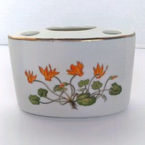 Vintage Takahashi, Orange Flower Holder